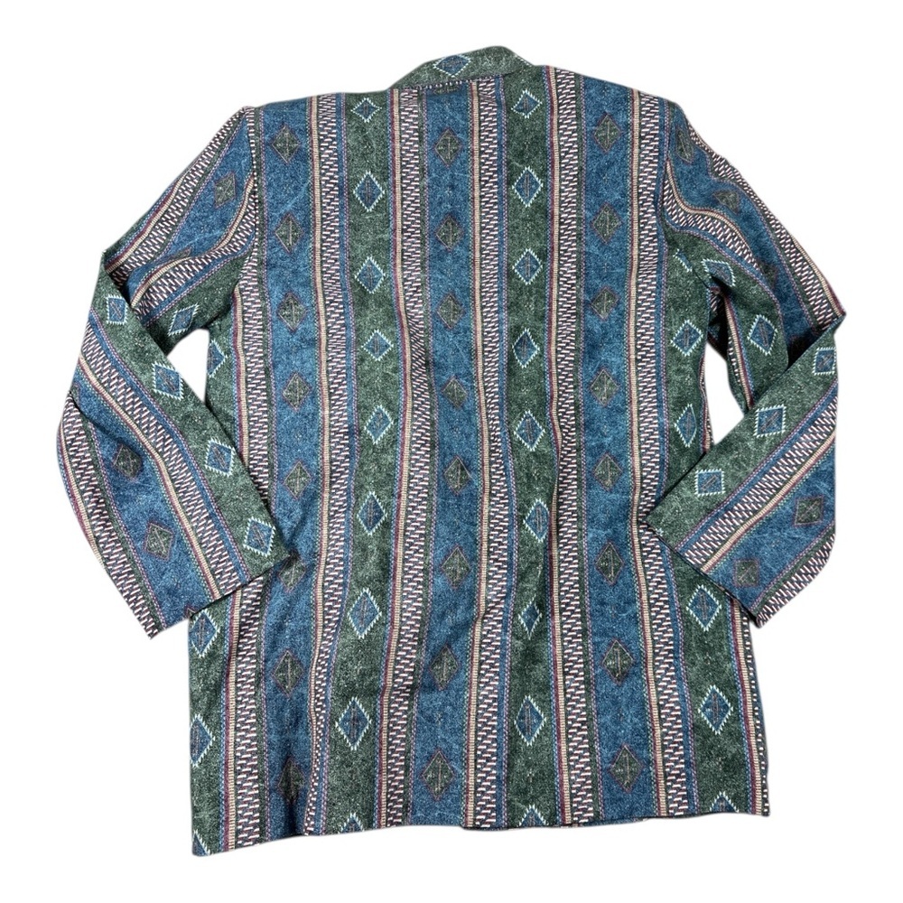 Vintage Womens Blazer and Shorts Preppy Tribal Coastal Surfer Bro 90’s Women’s - Picture 6 of 10